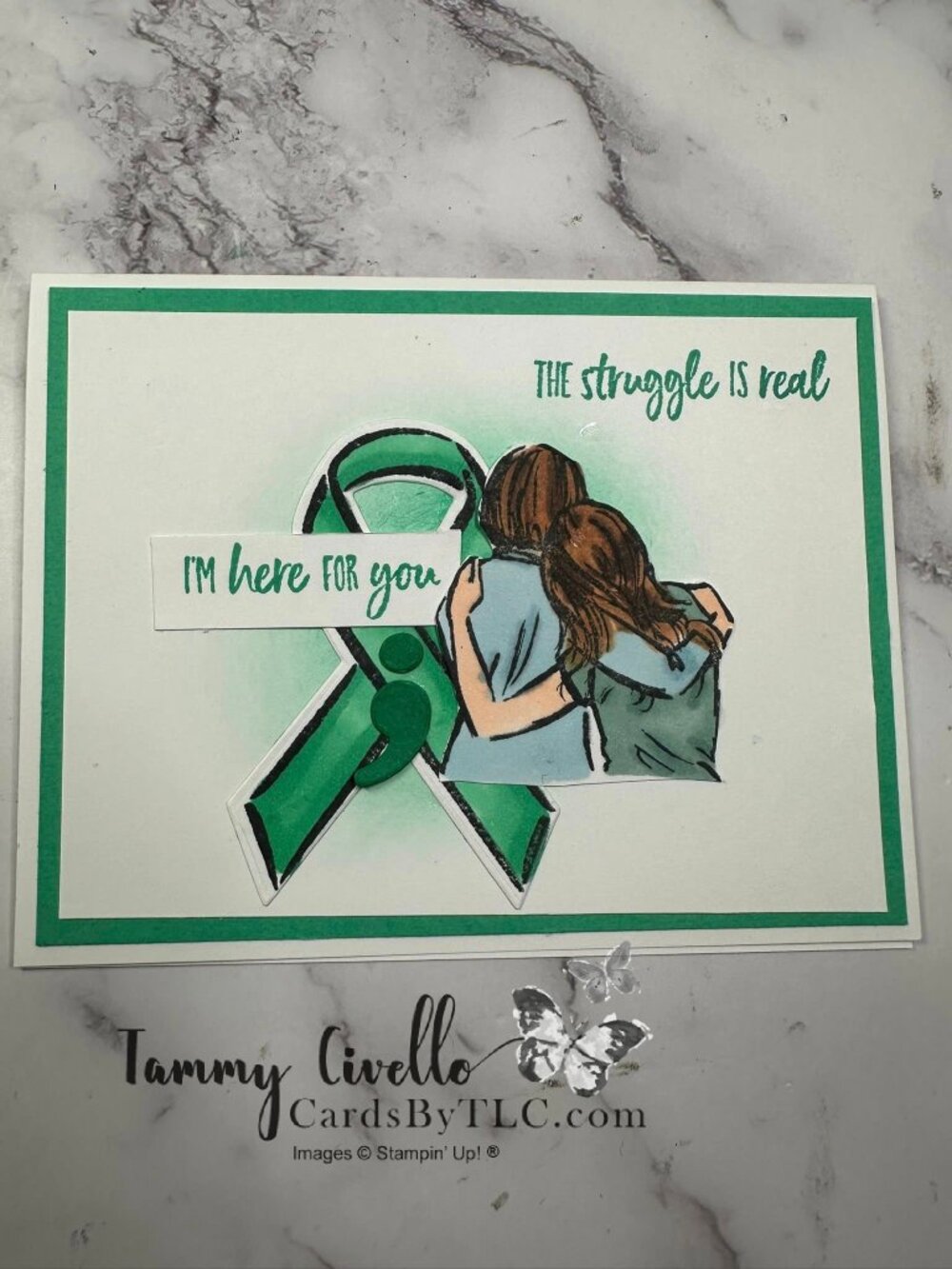 Mental Health Awareness Card - Hand Crafted by Me